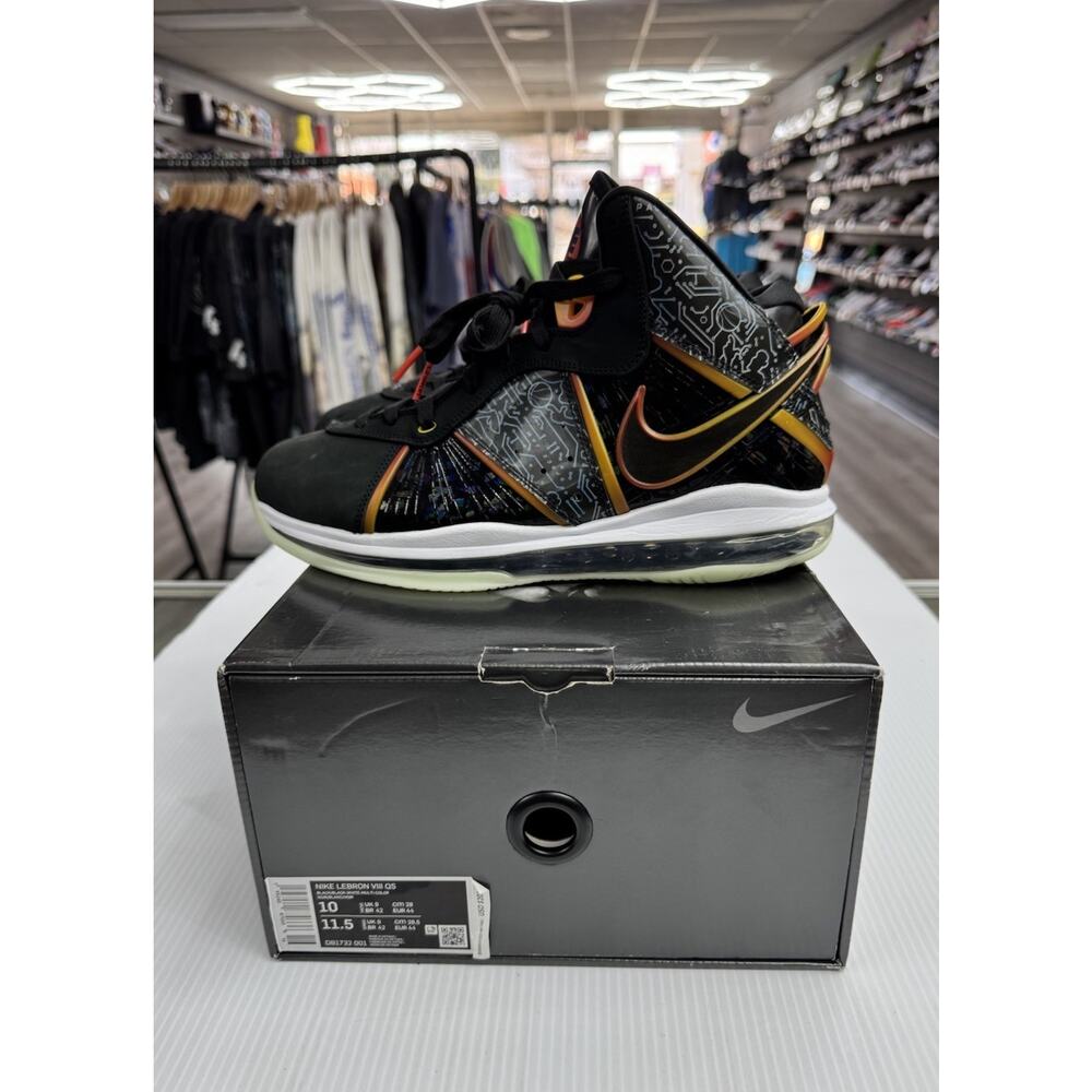 Size 10 - Nike LeBron 8 Tune Squad Space Jam Black/Multi DB1732-001 2021